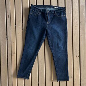 GAP 1969 Women's Ankle Blue Denim Skinny Jeans Size 33